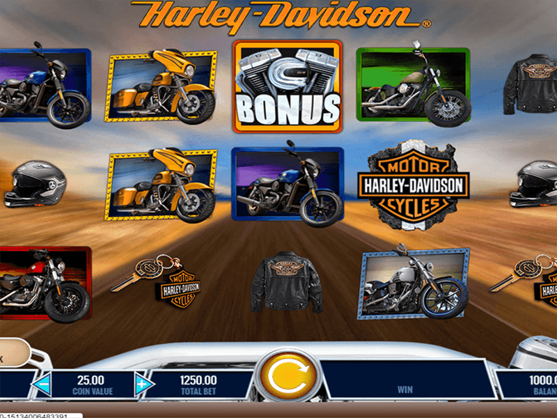 Harley Davidson Freedom Tour Slot